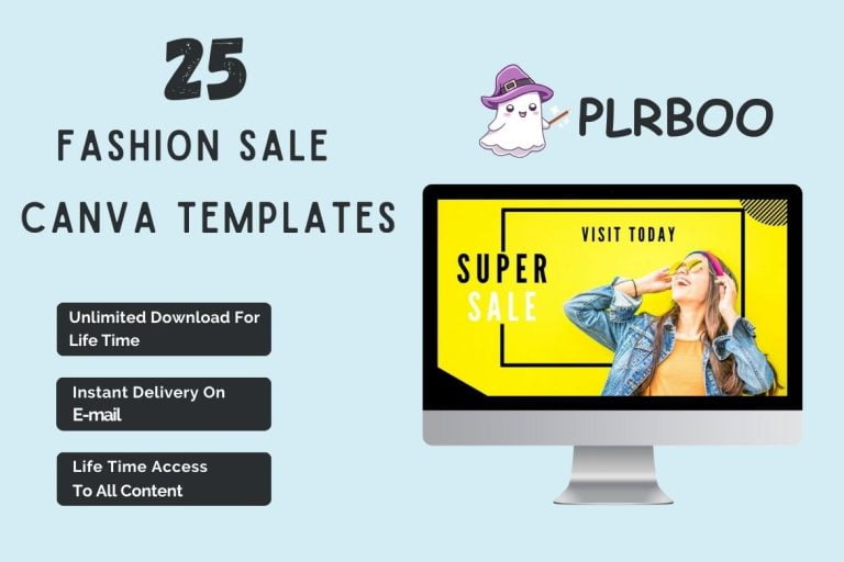 25 Fashion Sale Canva Templates