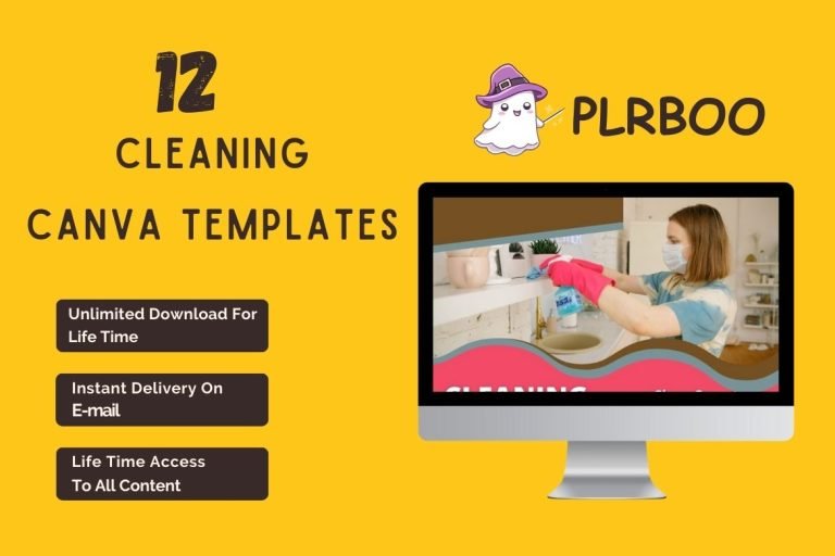 15 Cleaning Canva Editable Templates