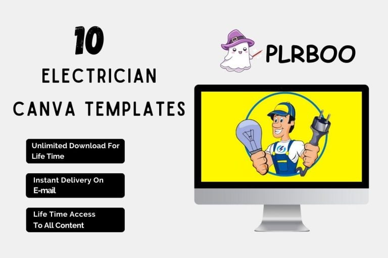 10 Electrician Canva Templates